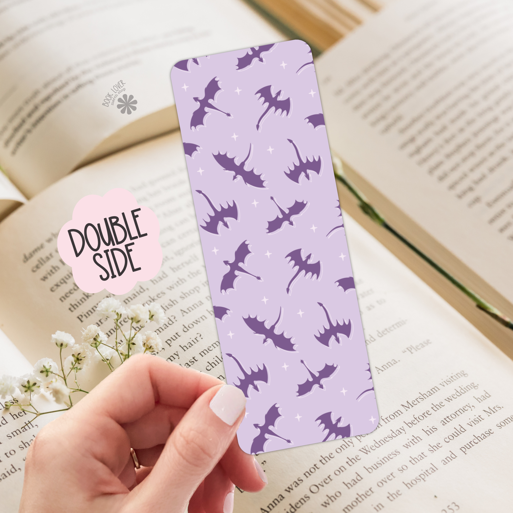 Romantasy Bookmarks / Dragon Bookish Bookmark / Fantasy Book