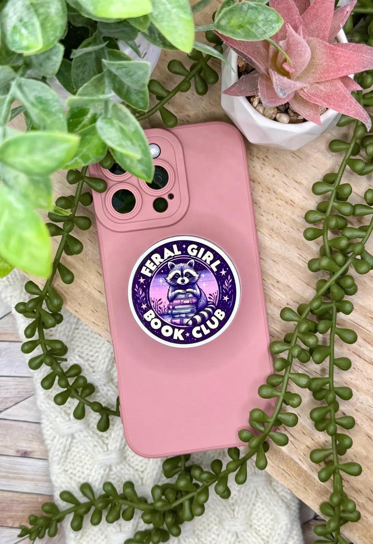 Bookish Reading Kindle Grip - Bookish Kindle Phone Grip -