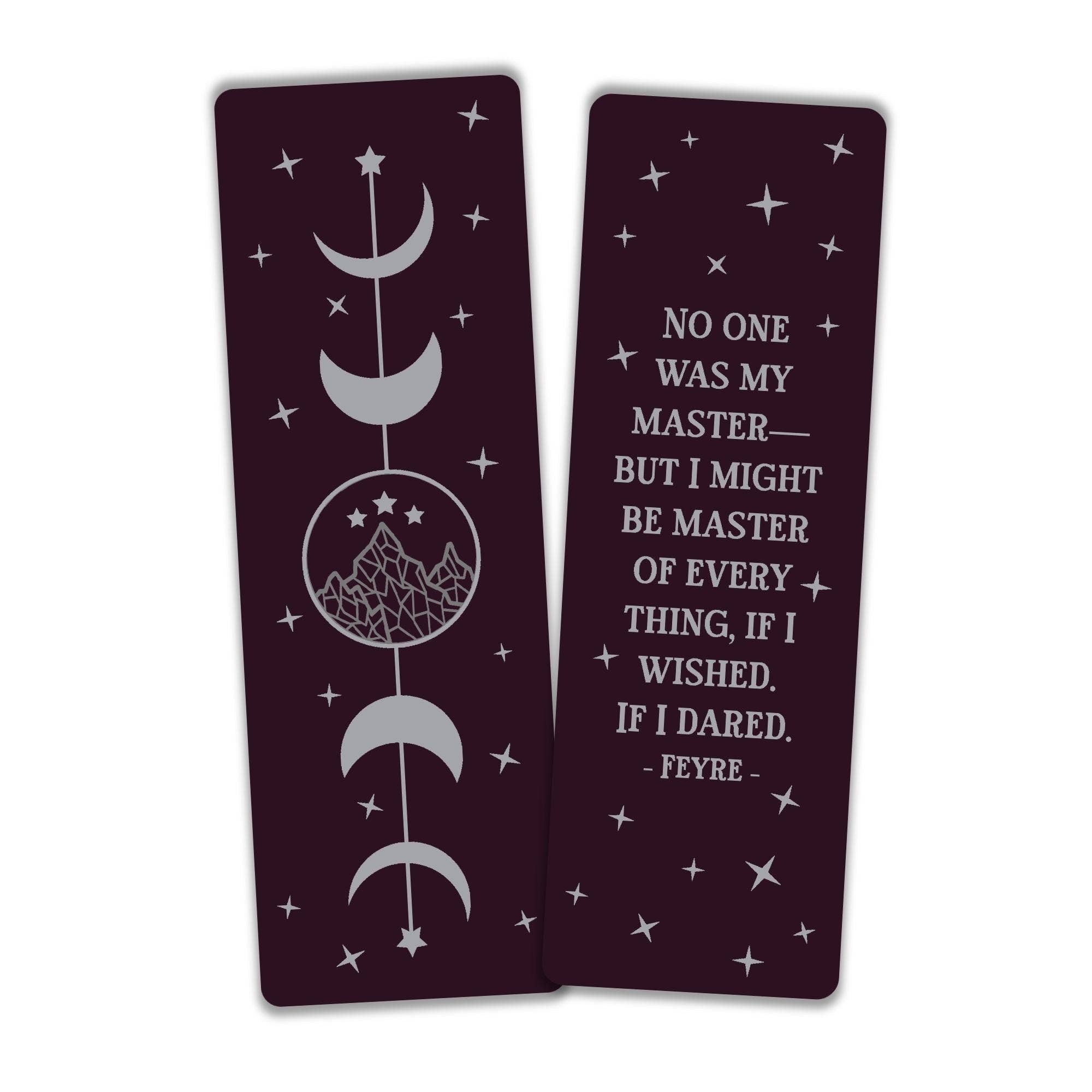 Feyre Tattoo ACOTAR Foil Bookmark