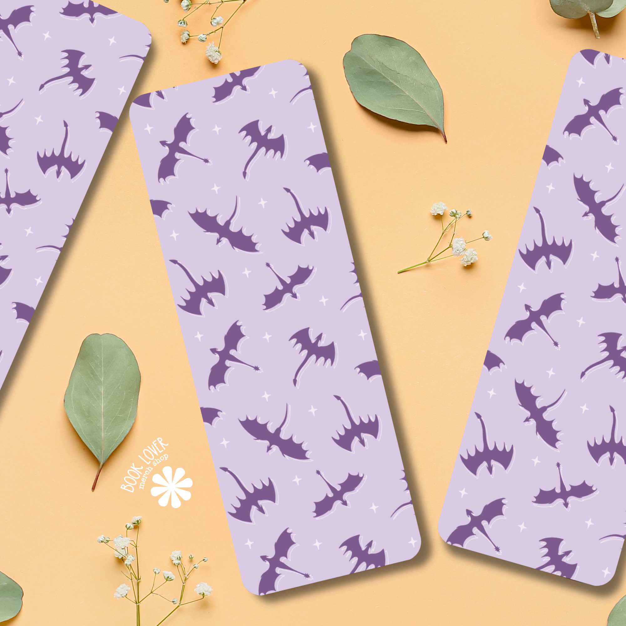 Romantasy Bookmarks / Dragon Bookish Bookmark / Fantasy Book