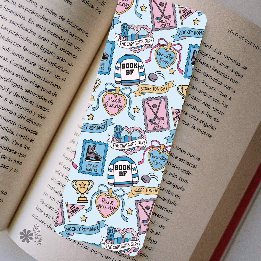 Hockey Romance Bookmark / Puck Bunny Sports Romance
