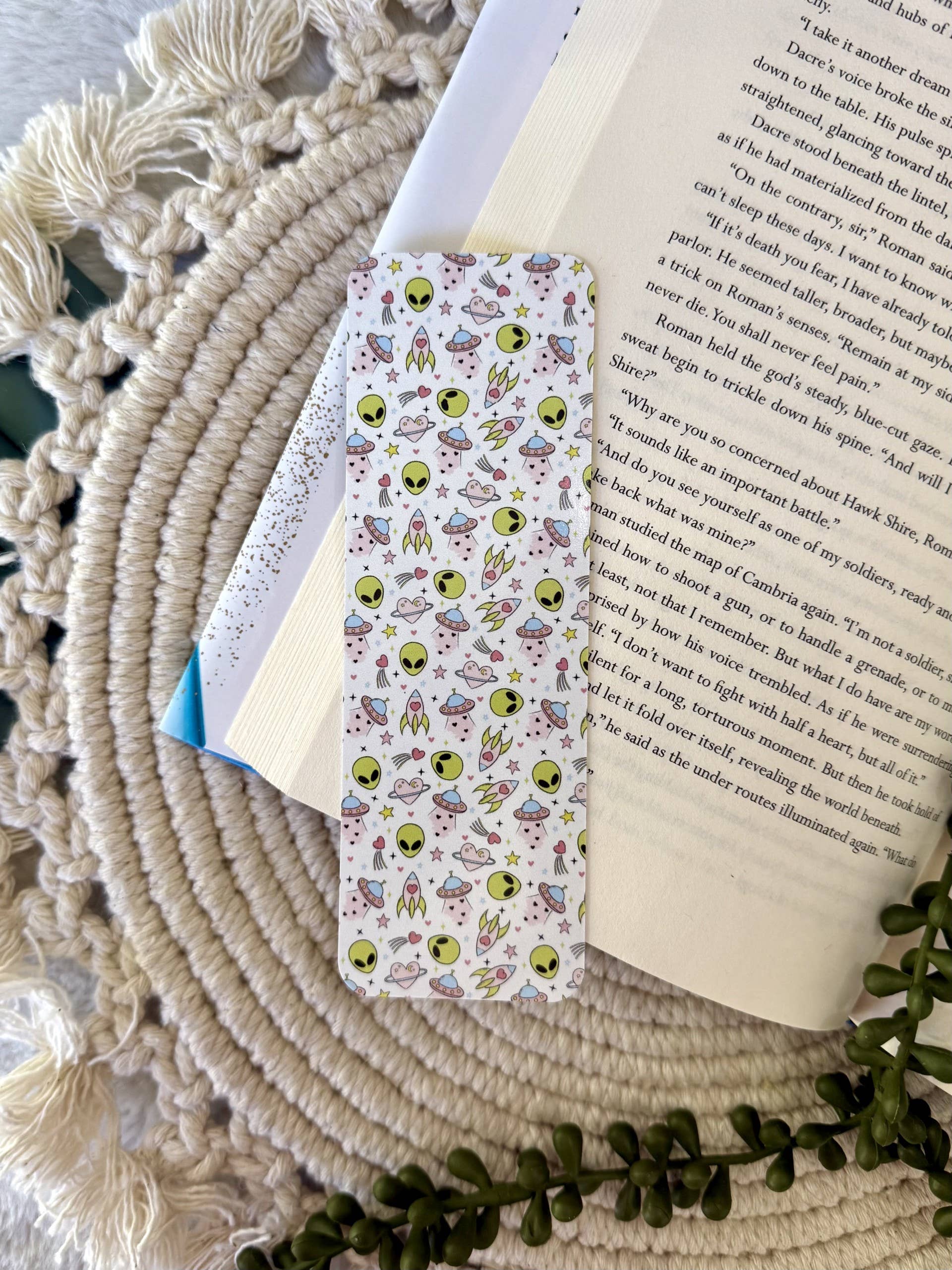 Alien Bookmark - Space Bookmark - Sci Fi Bookmark