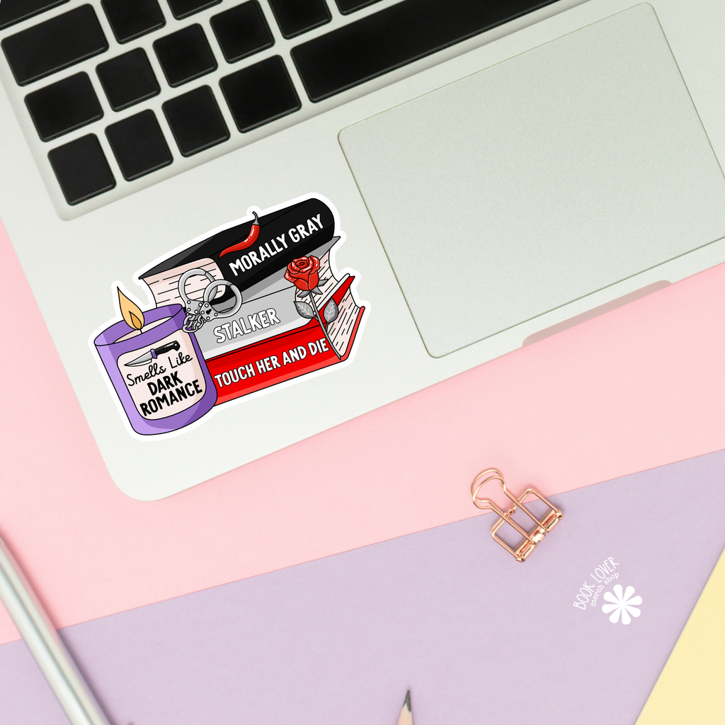 Smells Like Dark Romance Stickers / Bookish Stickers / Book