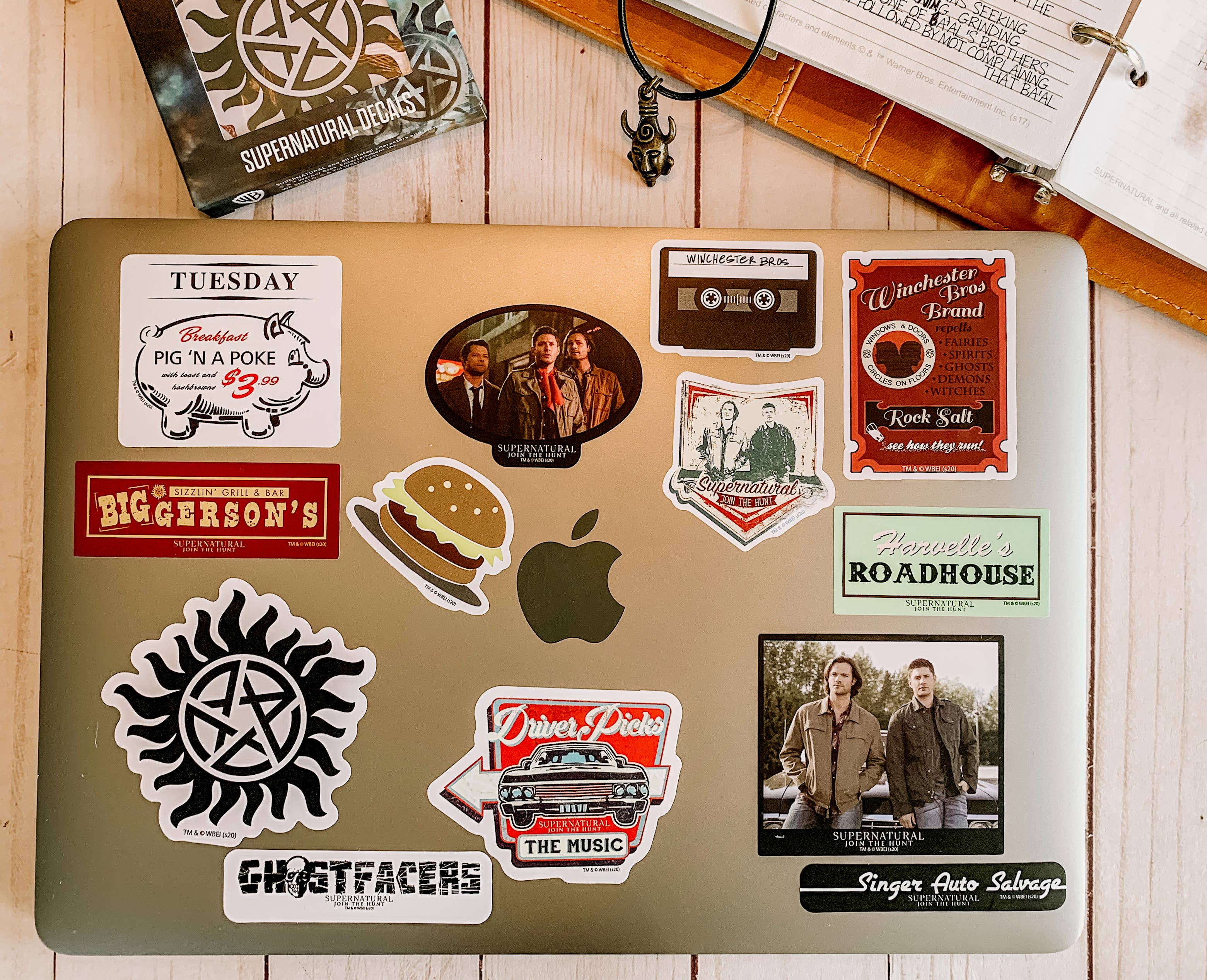 Supernatural Winchester Brothers Decals (60-Pack)
