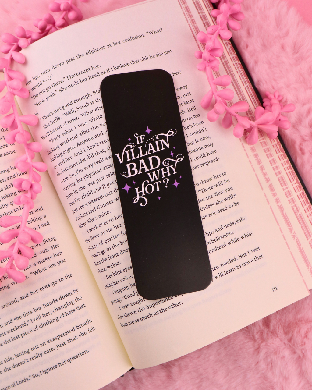 If Villain Bad Why Hot? Bookmark for Spicy Romance Readers
