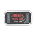 Horror Book Club Ticket Sticker