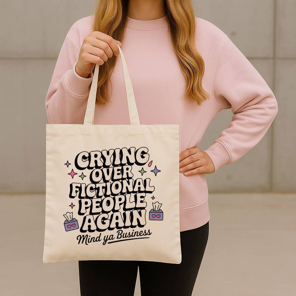 Fictional People Book Lover Canvas Tote Bag