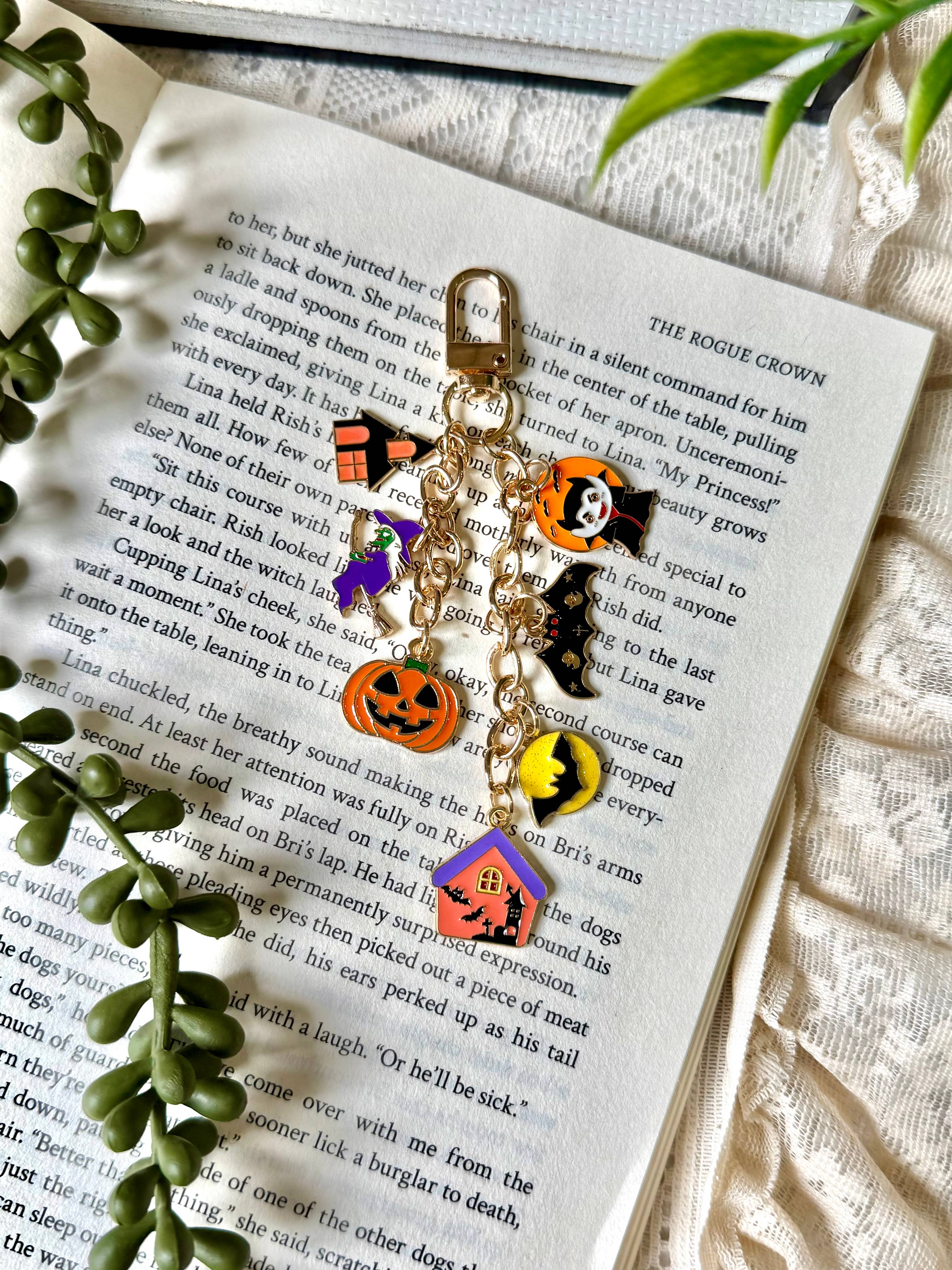 Halloween Kindle Charm - Halloween Phone Charm