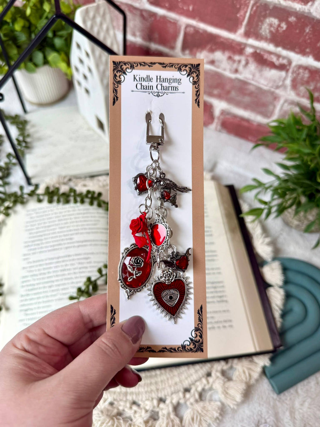 Dark Romance Kindle Charm - Dark Romance Phone Charm