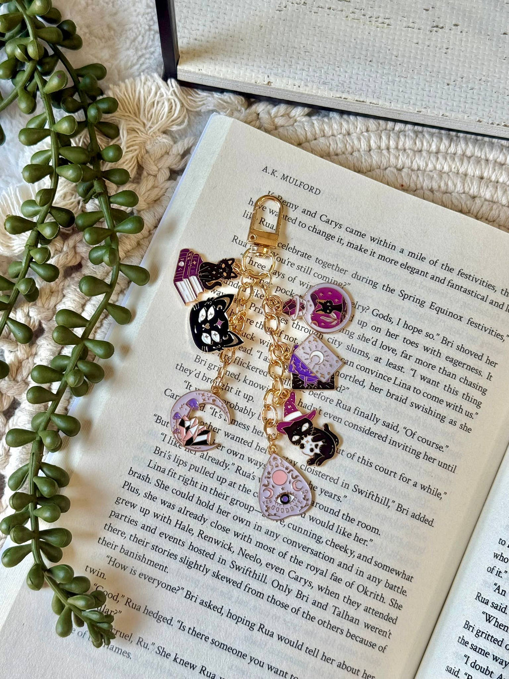 Witch Kindle Charm - Halloween Witch Phone Charm