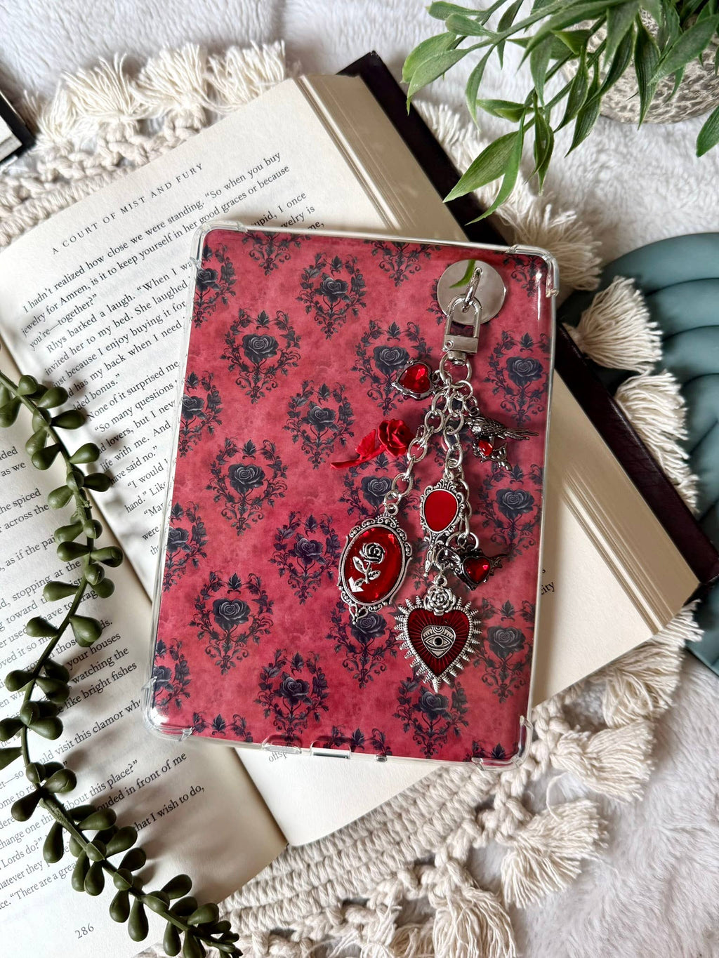 Dark Romance Kindle Charm - Dark Romance Phone Charm