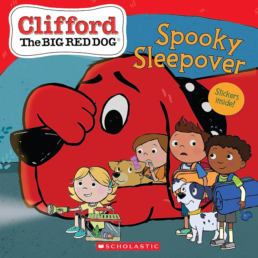 Spooky Sleepover (Clifford the Big Red Dog Storybook) cover image
