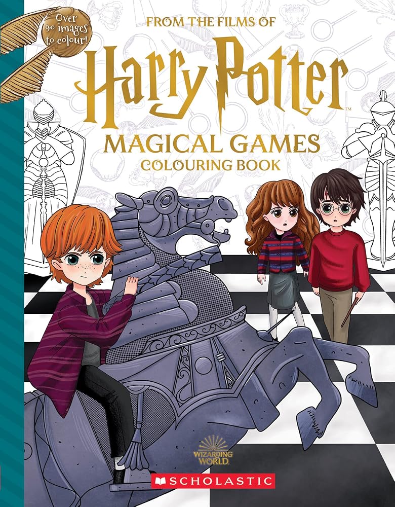 Magical Games Coloring Book (Harry Potter) cover image