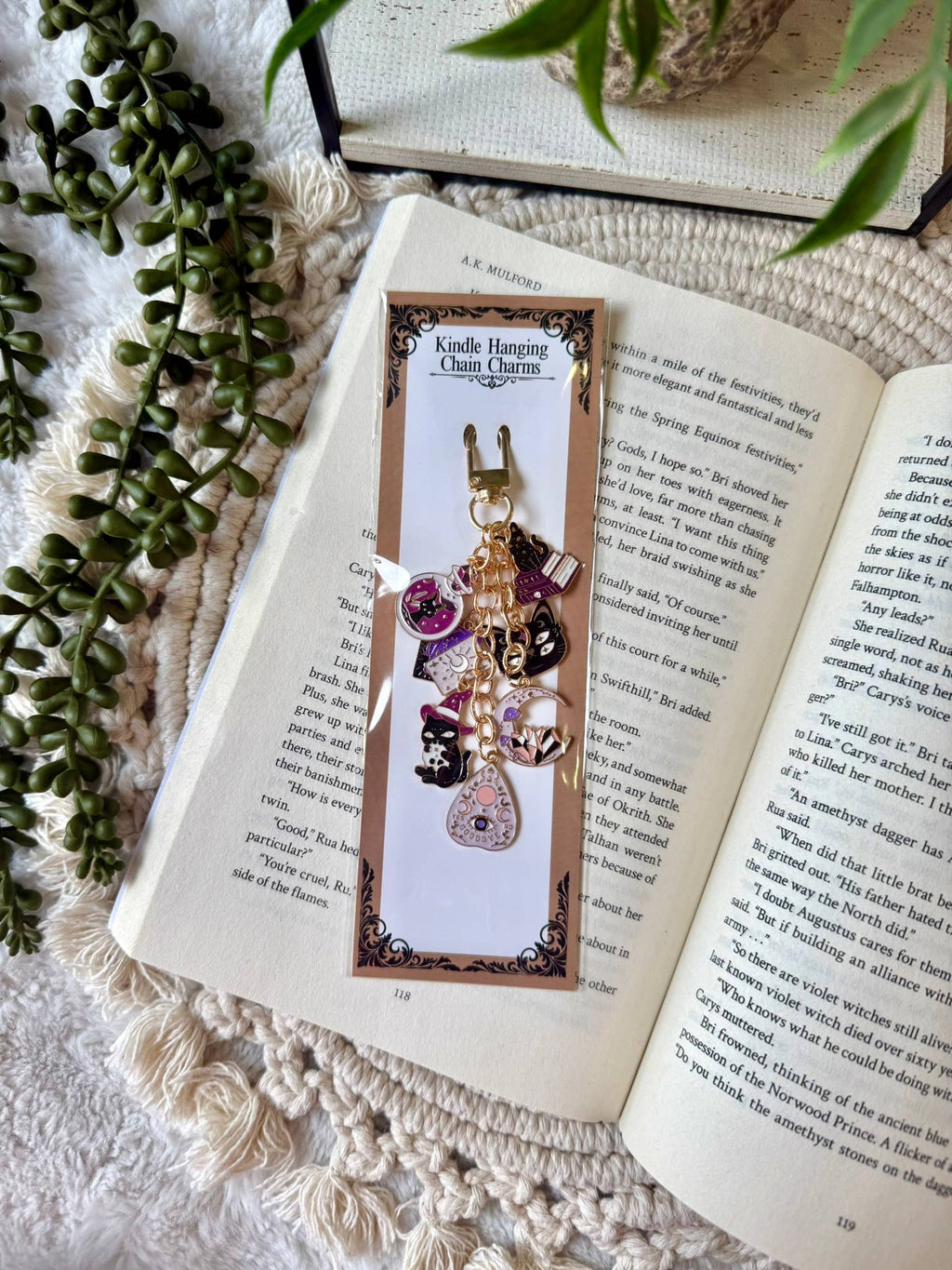 Witch Kindle Charm - Halloween Witch Phone Charm