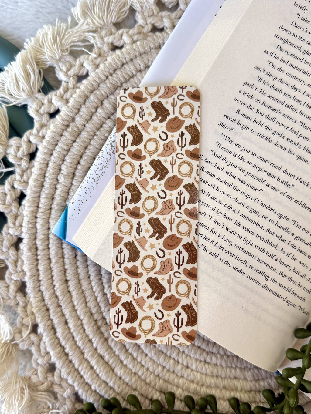 Cowboy Bookmark - Western Bookmark - Cowboy Romance