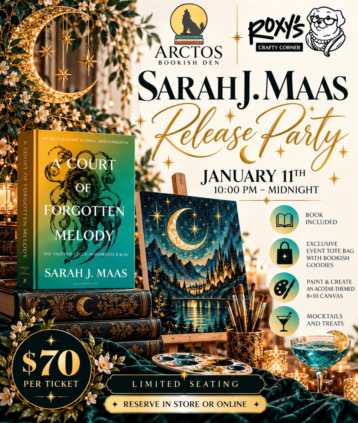 Sarah J Maas Release Party