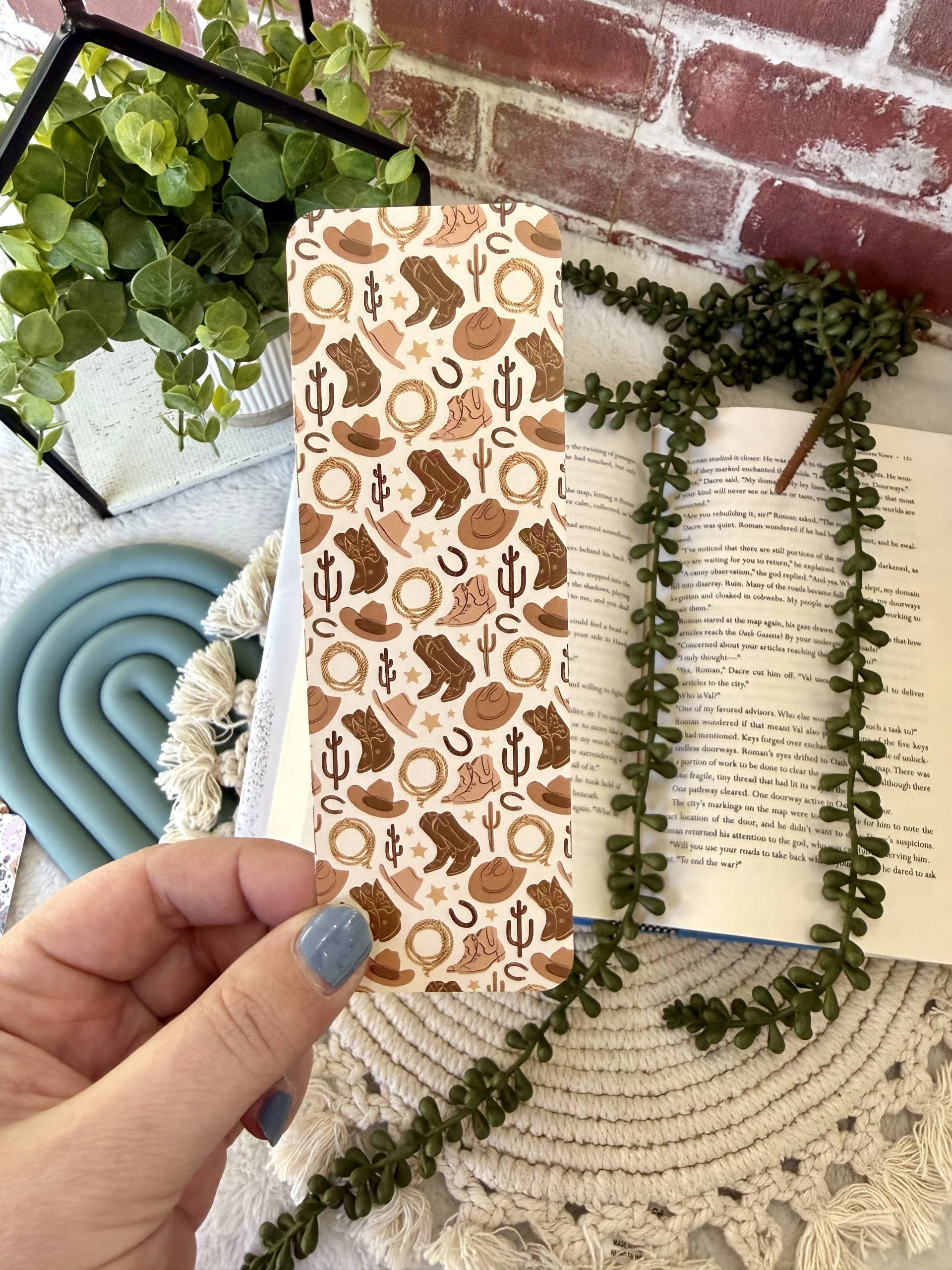 Cowboy Bookmark - Western Bookmark - Cowboy Romance