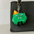 Dumpster Fire Plush Bag Charm  Soft Cuddly Toy Funny Cute
