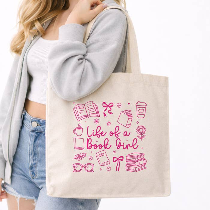 Life of a book girl Canvas Tote Bag