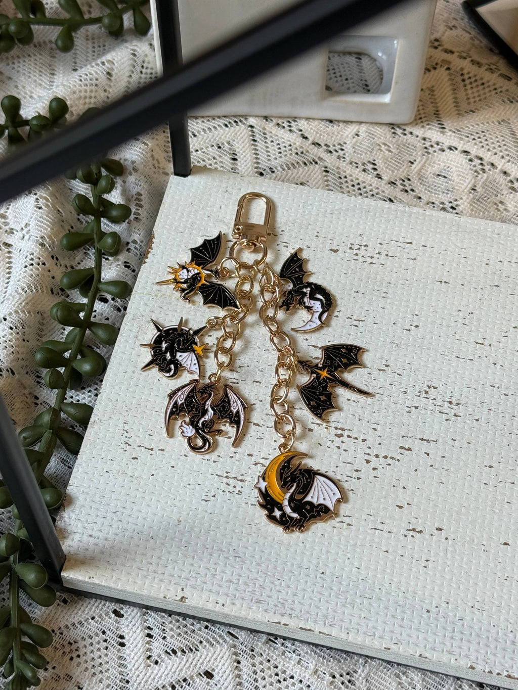 Dragon Kindle and Phone Charms