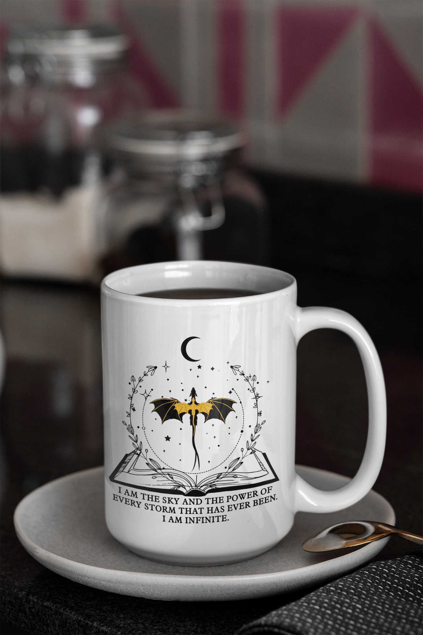 FW Infinite Quote - Bookish - Ceramic Mug 15oz