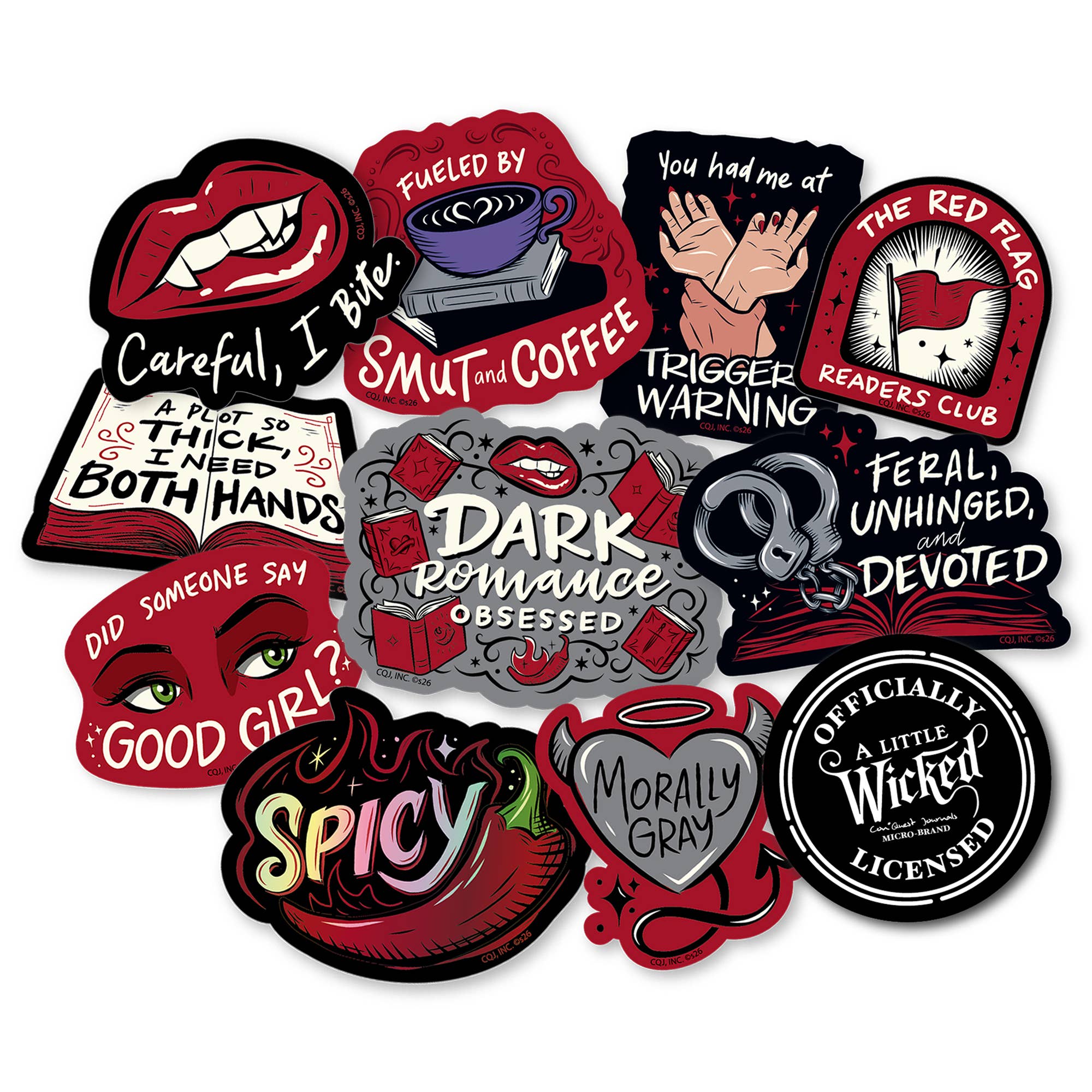(10-Pack) A Little Wicked Decals