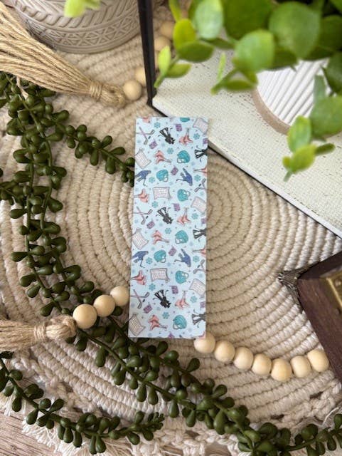 Hockey Bookmark - Hockey Romance Bookmark