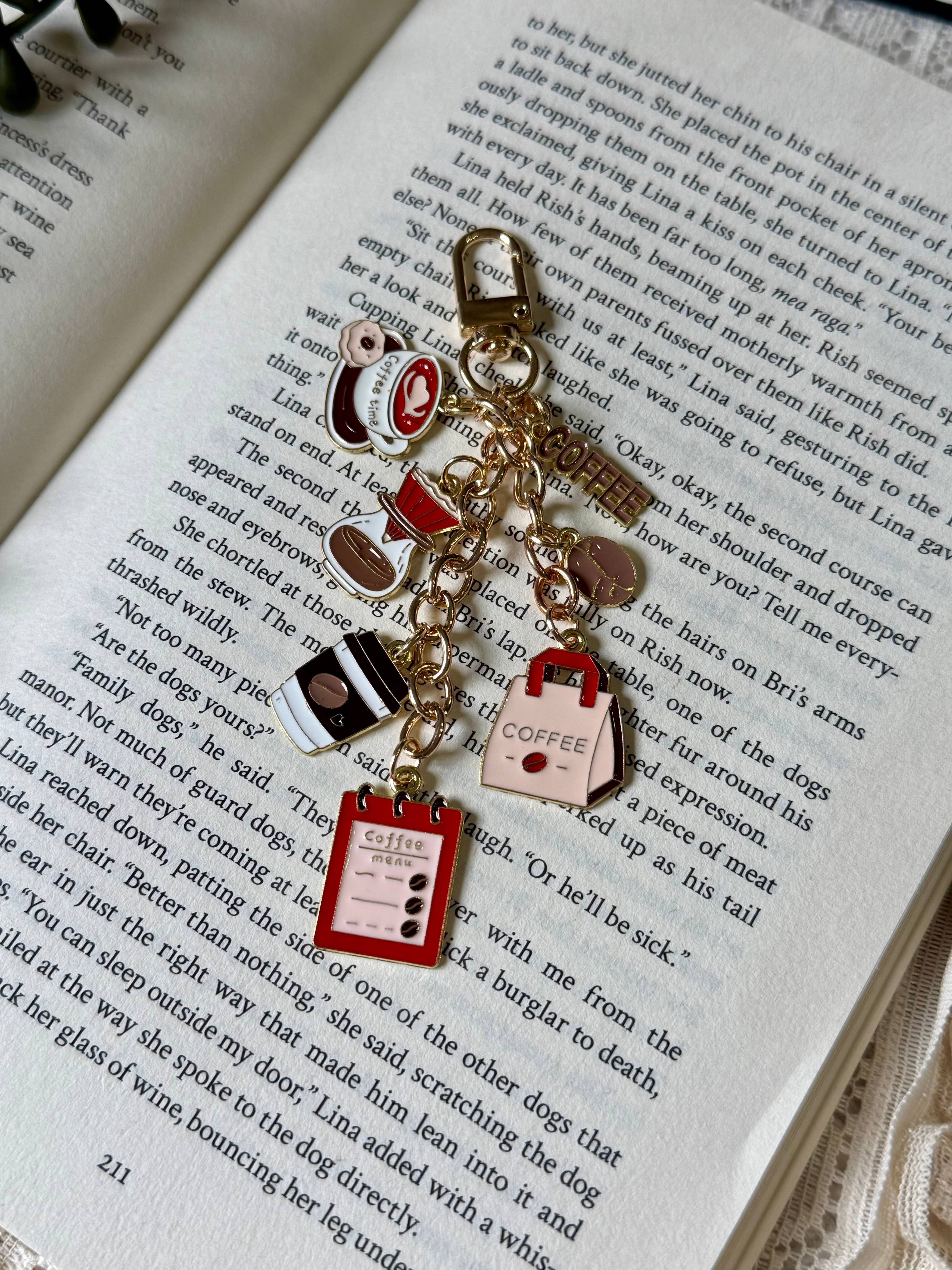 Coffee Kindle Charm - Coffee Phone Charm