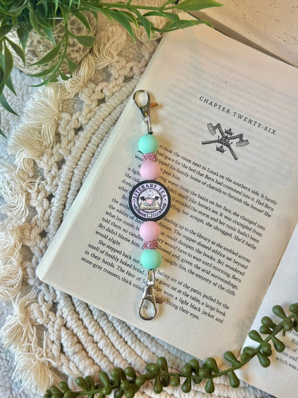 Dragon Beaded Kindle Strap