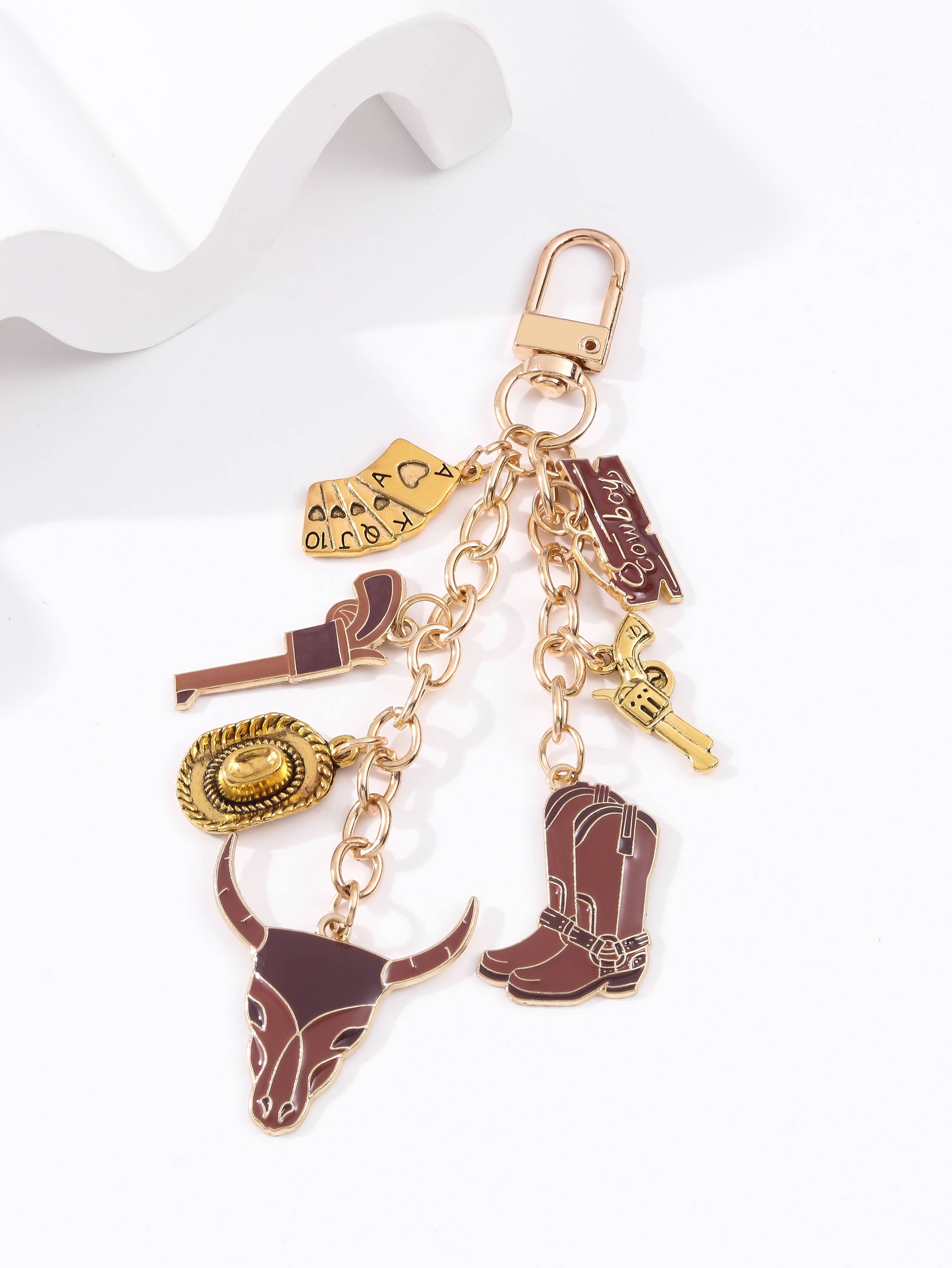 Western Cowboy Kindle Charm - Cowboy Phone Charm
