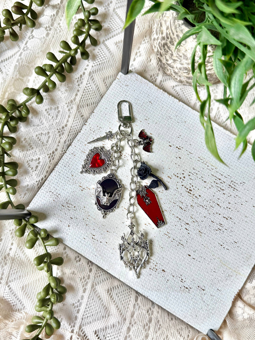 Dark Romance Kindle Charm - Vampire Kindle Charm