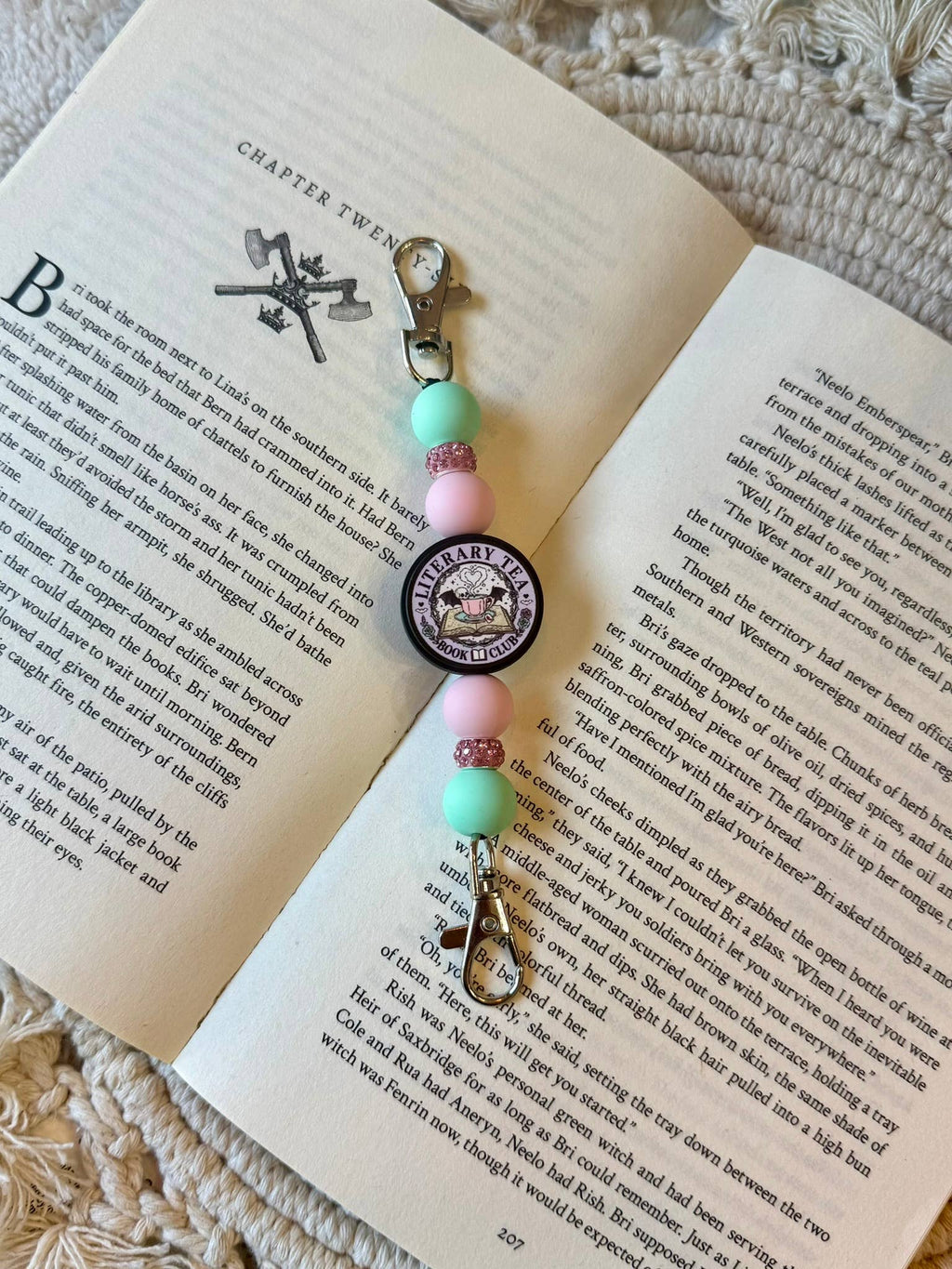Dragon Beaded Kindle Strap