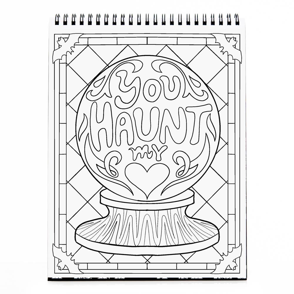 Waiting for the Night Gothic Love Coloring Book