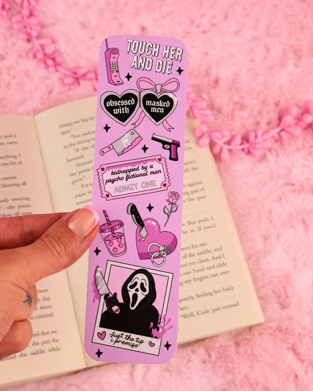 Spooky Boyfriend Bookmark for Dark Romance Readers