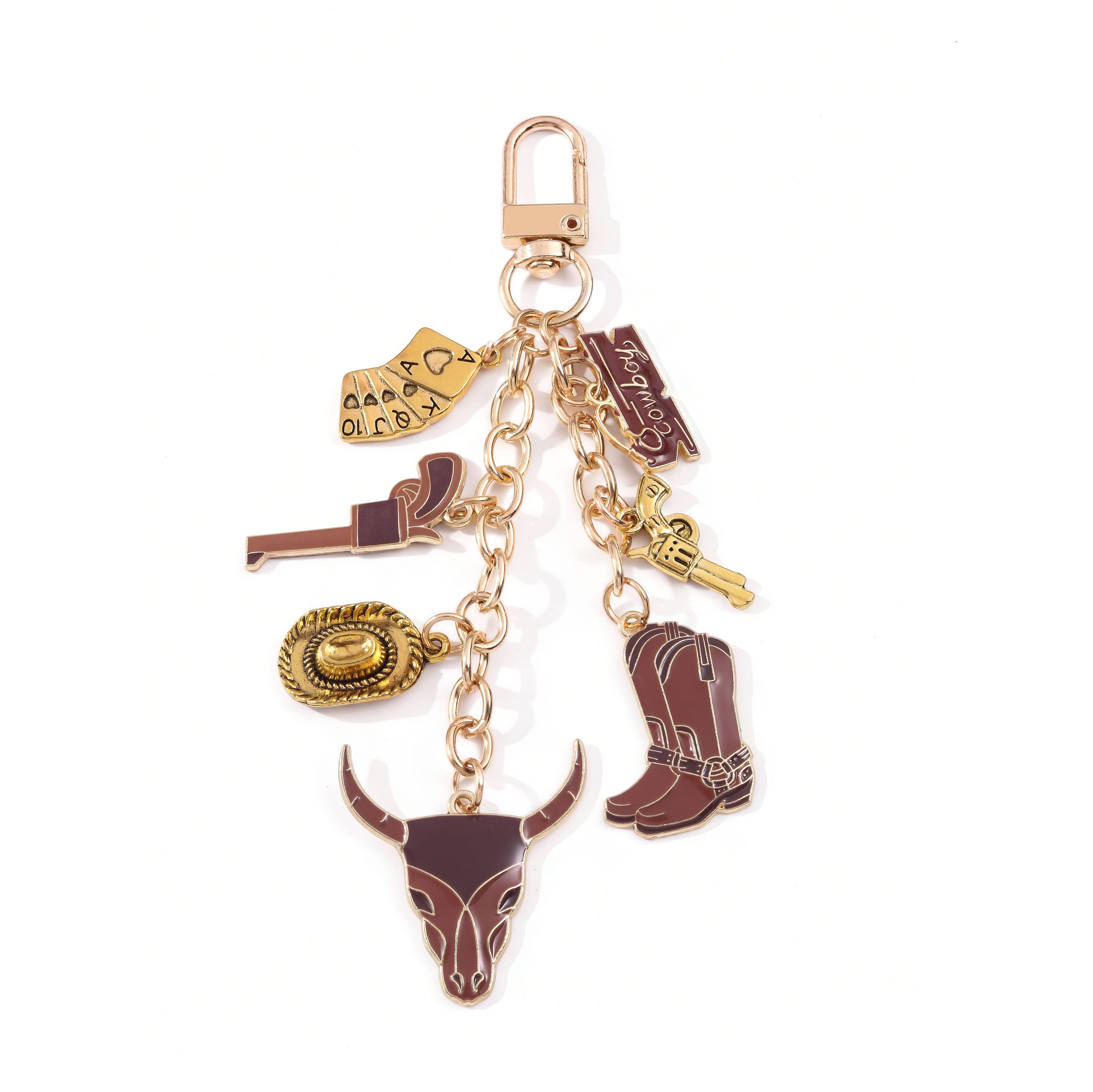 Western Cowboy Kindle Charm - Cowboy Phone Charm