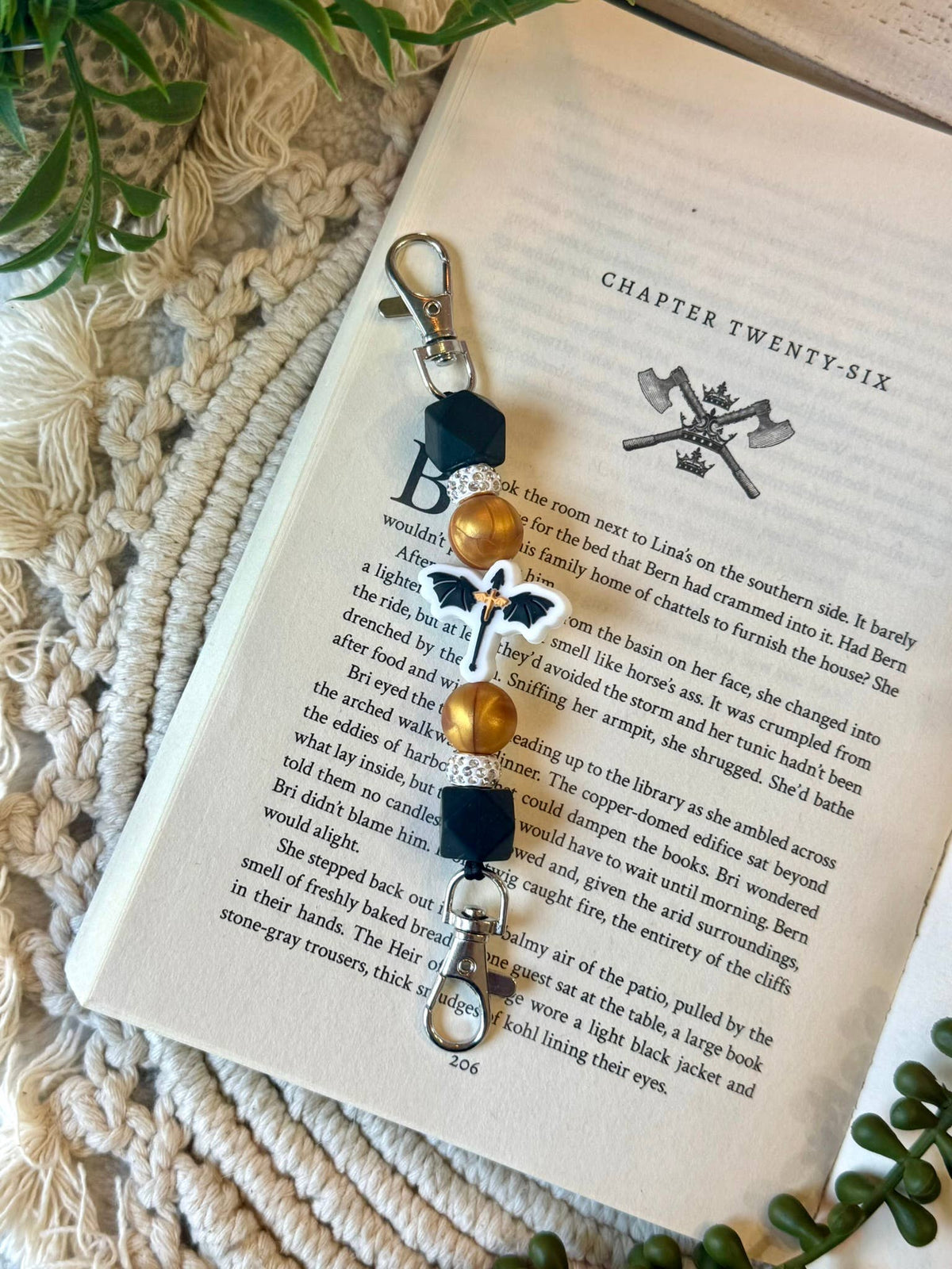 Dragon Beaded Kindle Strap