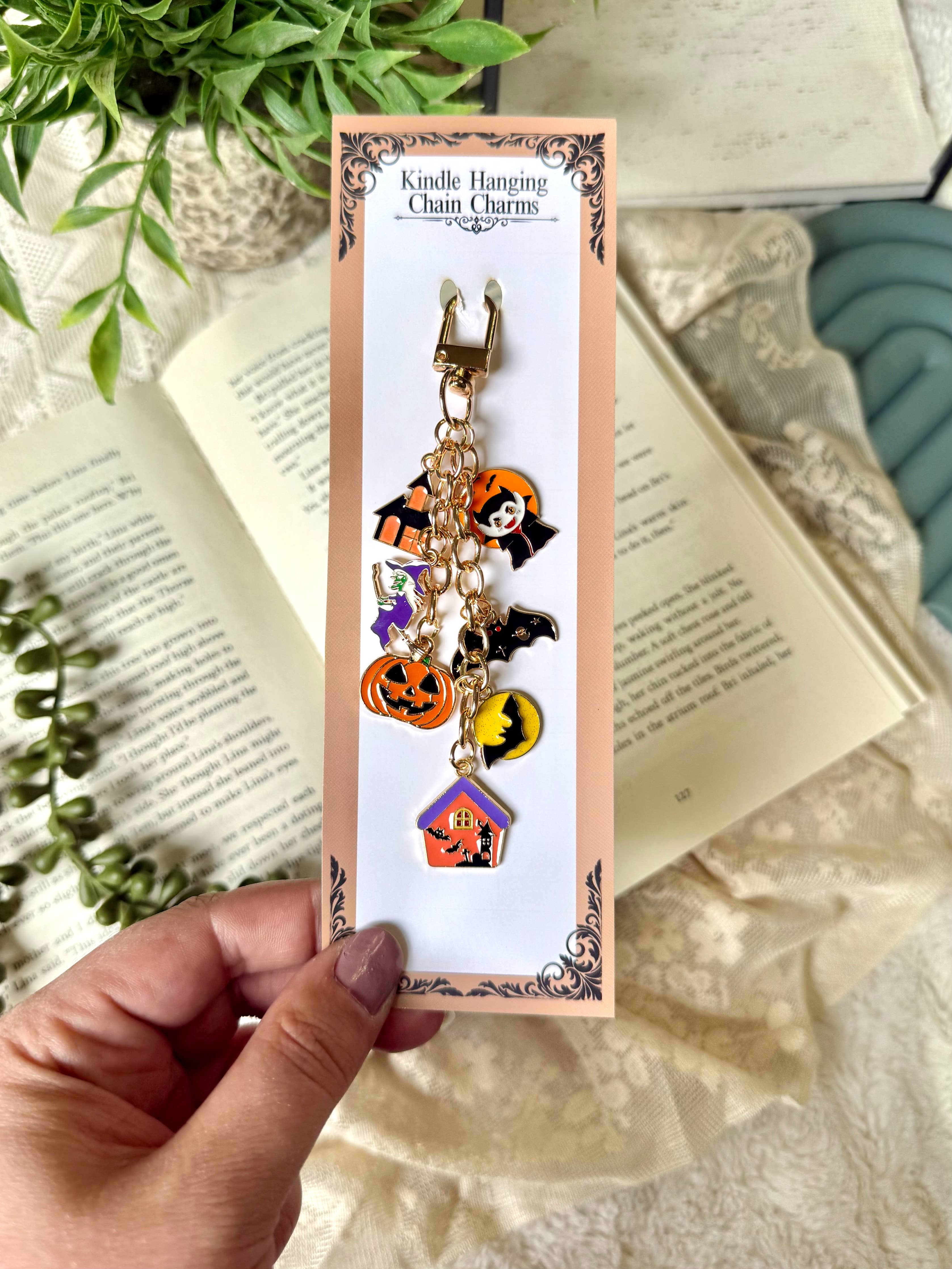 Halloween Kindle Charm - Halloween Phone Charm