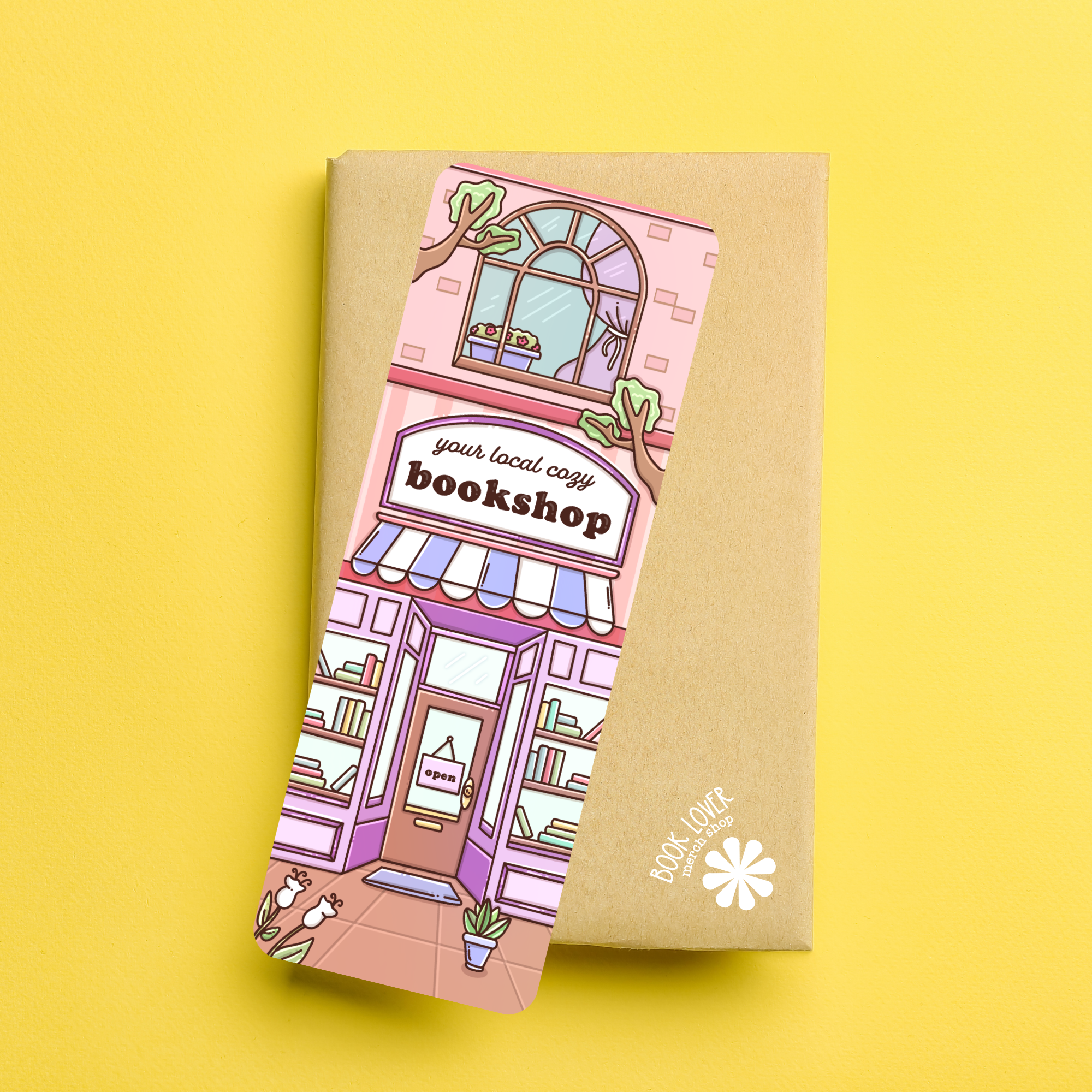 Cozy Bookstore Bookmark