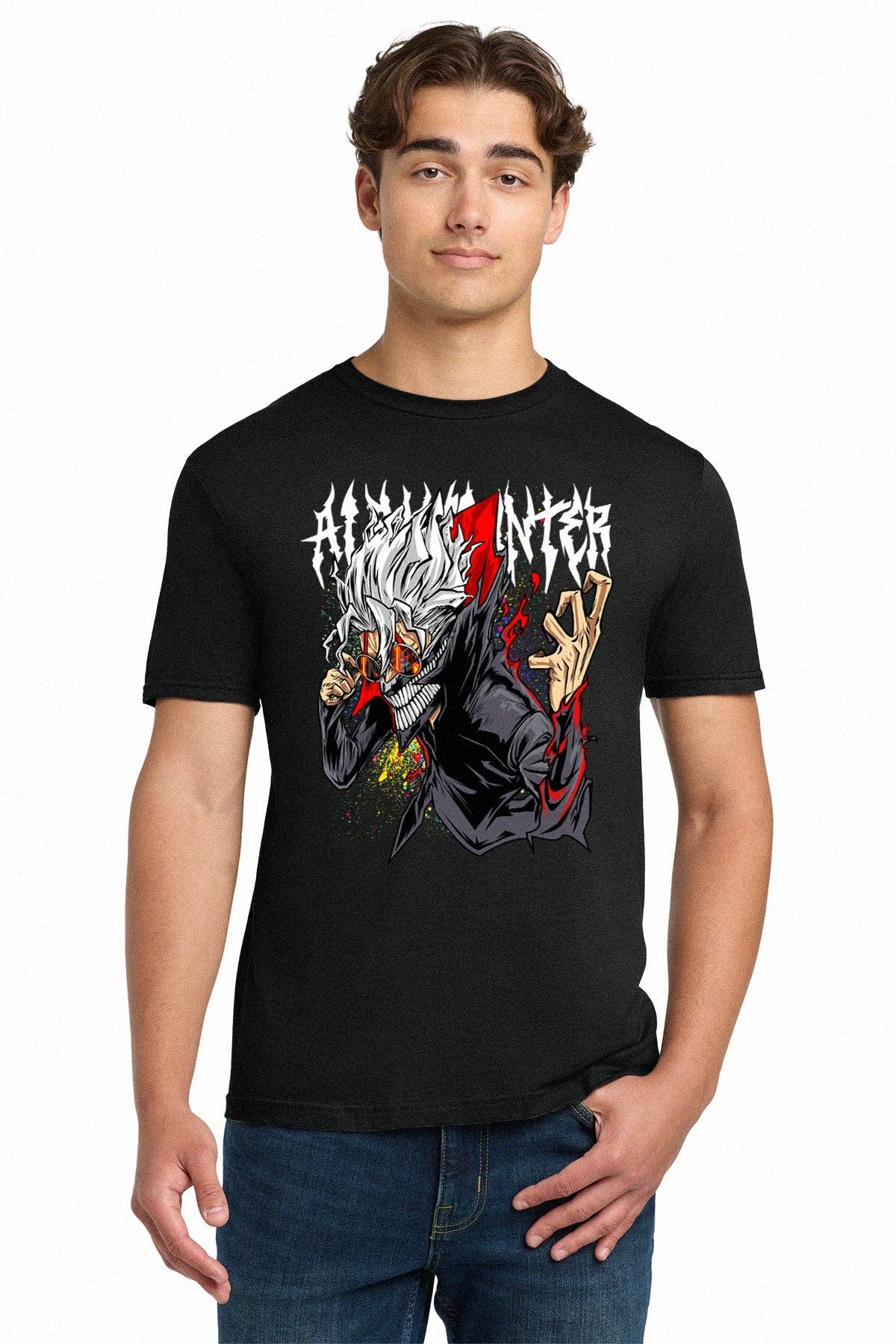 Dan Da Dan Evil Eyes Horror Shirt Adult Unisex T-Shirt
