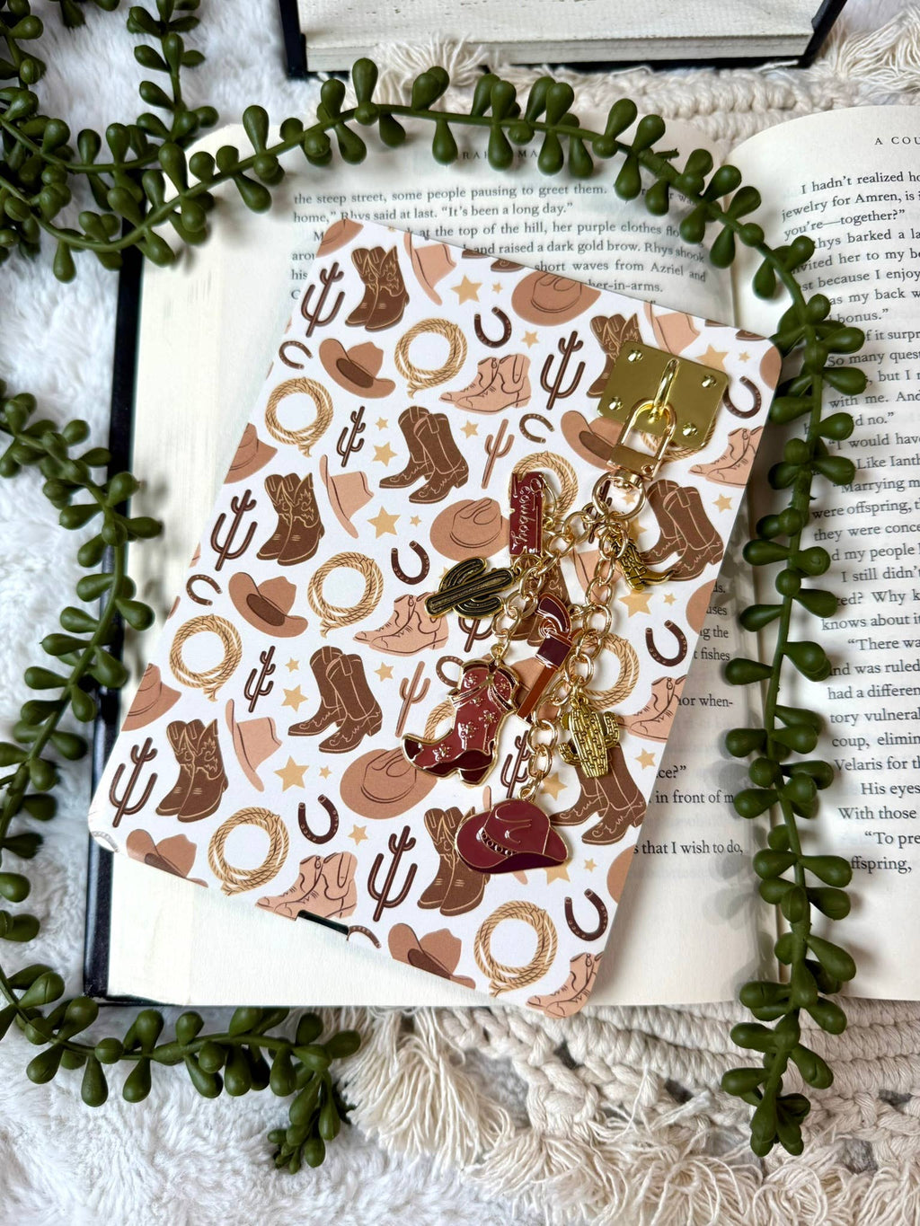 Western Cowboy Kindle Charm - Cowboy Phone Charm