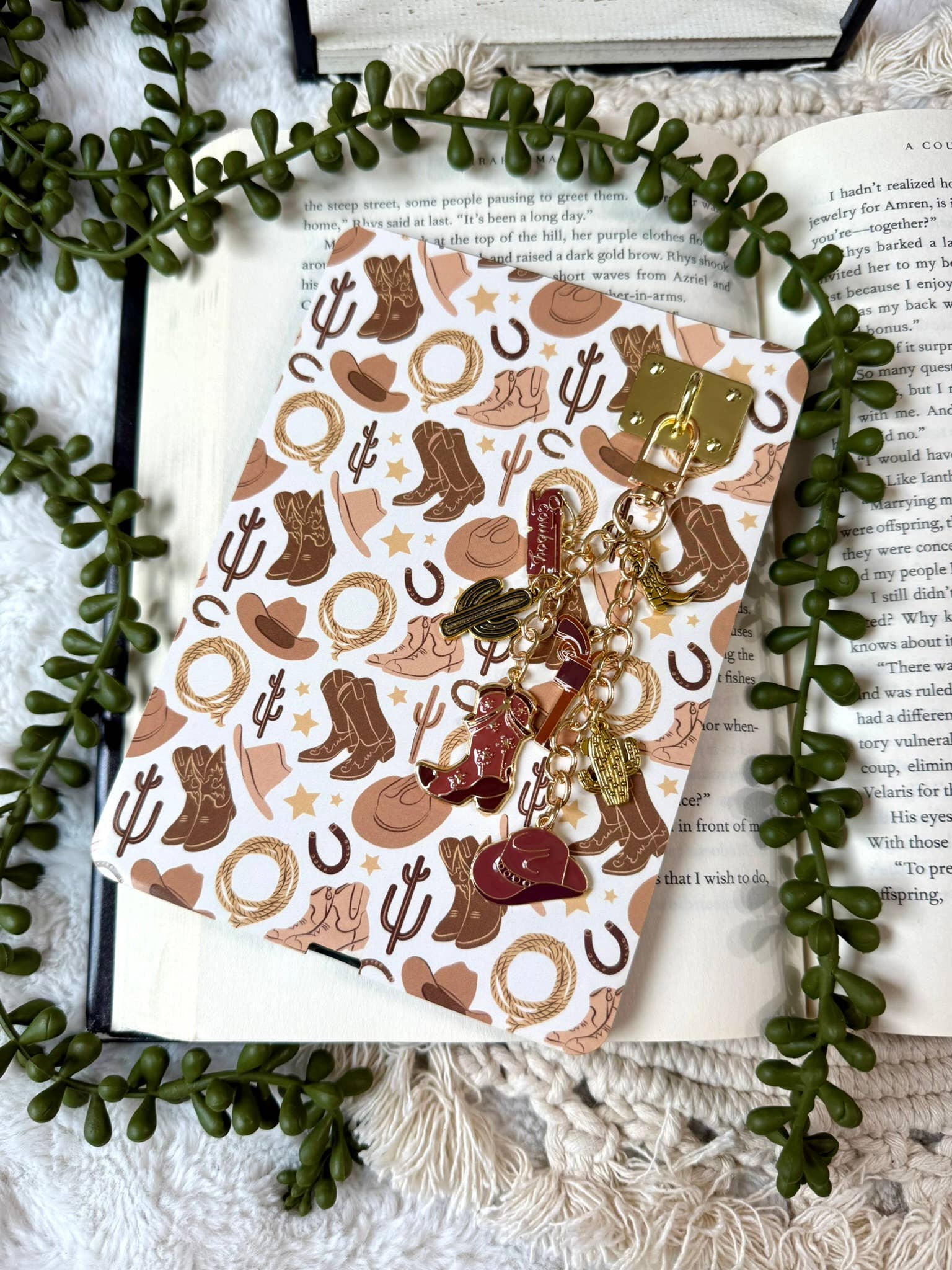 Western Cowboy Kindle Charm - Cowboy Phone Charm