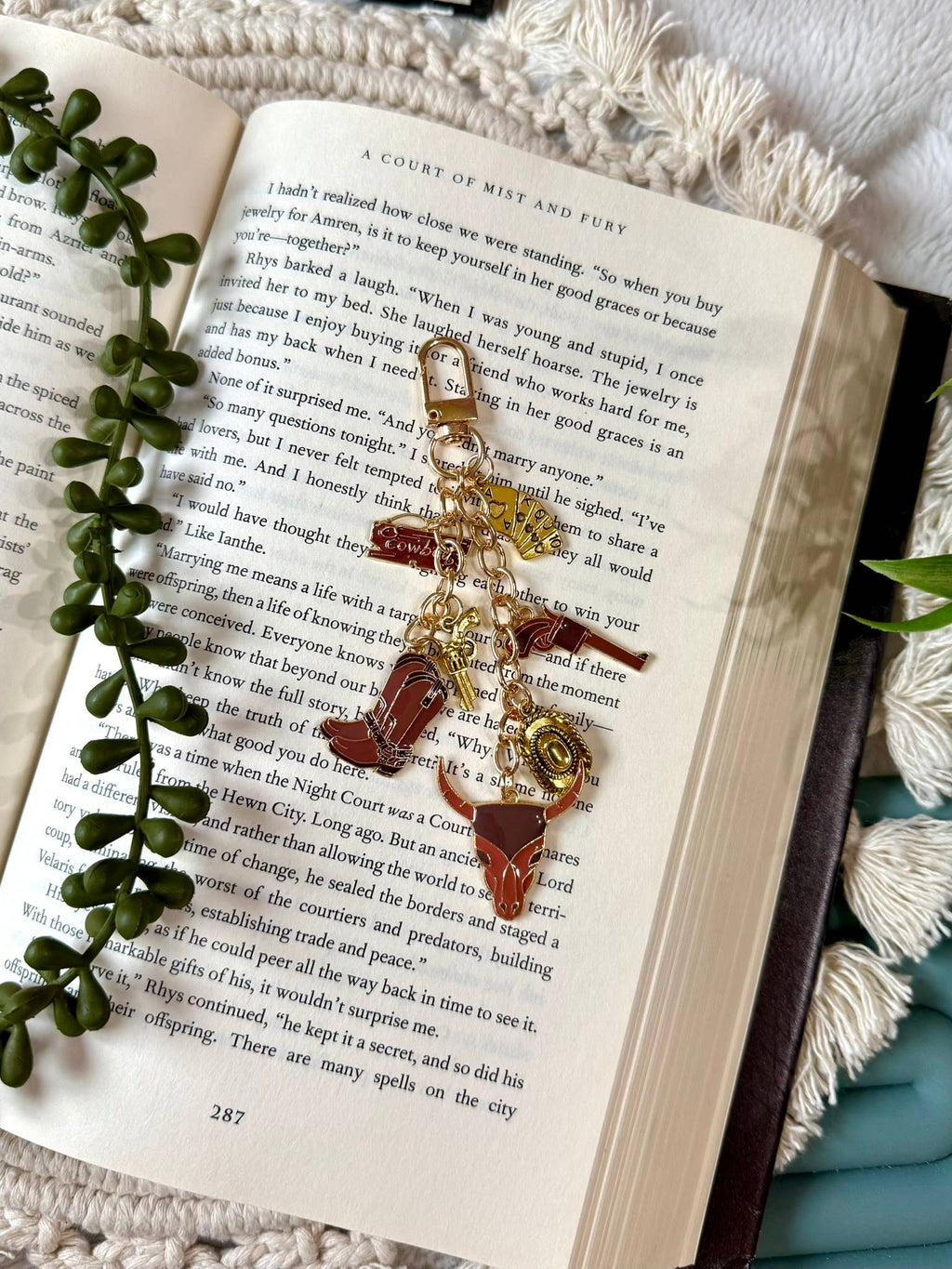 Western Cowboy Kindle Charm - Cowboy Phone Charm