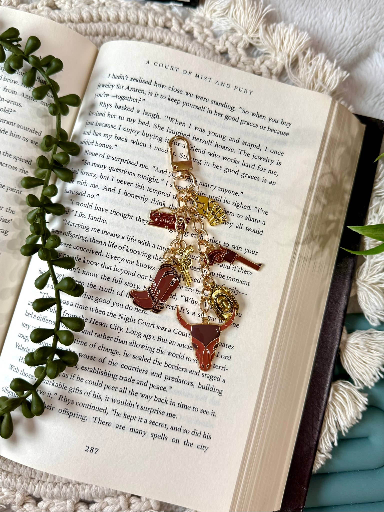Western Cowboy Kindle Charm - Cowboy Phone Charm