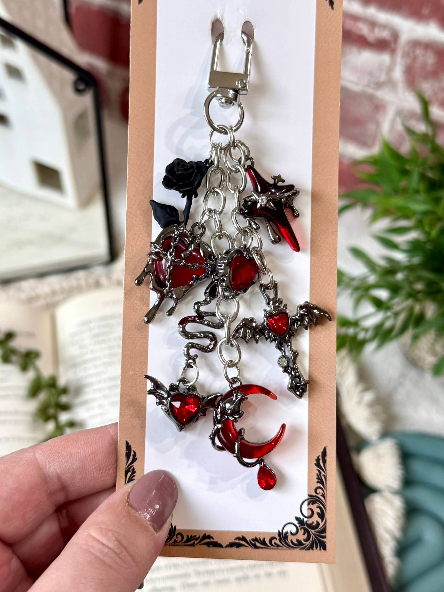Dark Romance Kindle Charm - Dark Romance Phone Charm