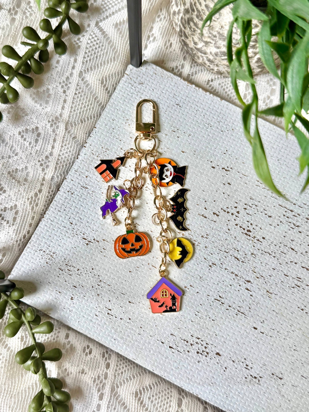 Halloween Kindle Charm - Halloween Phone Charm