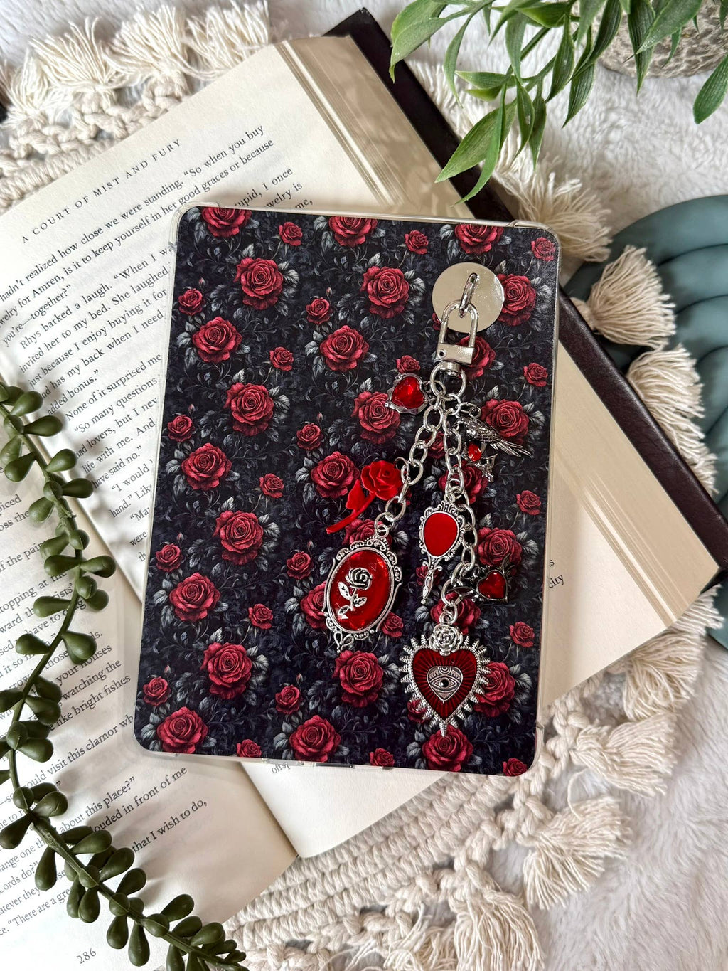 Dark Romance Kindle Charm - Dark Romance Phone Charm