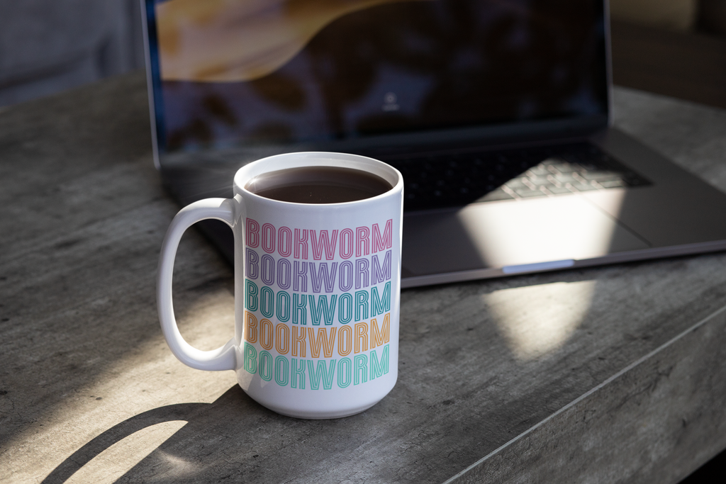 Bookworm - Bookish Ceramic Mug - 15oz