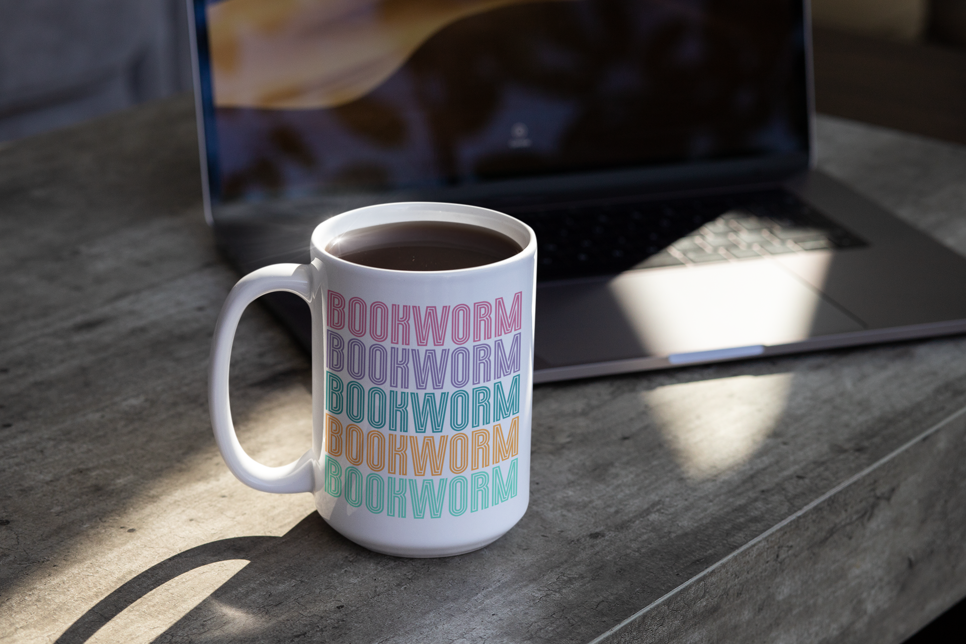 Bookworm - Bookish Ceramic Mug - 15oz