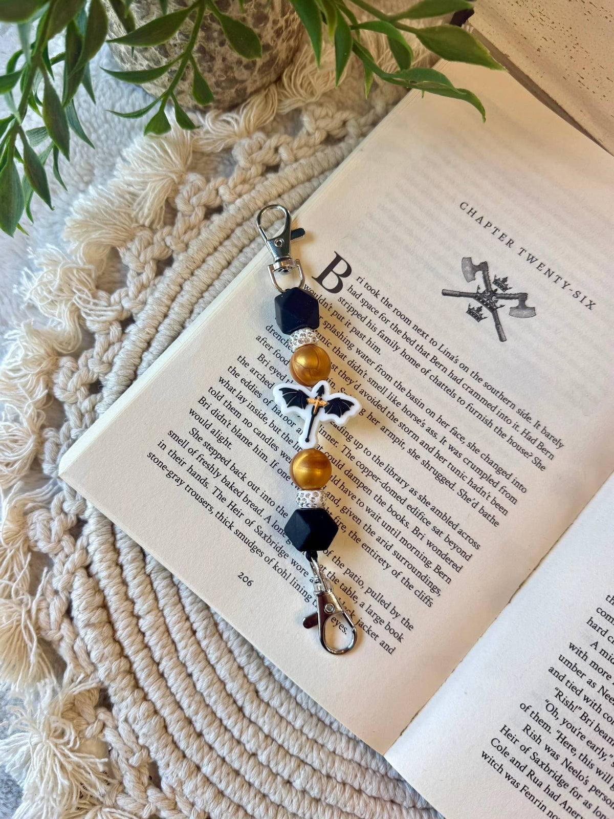 Dragon Beaded Kindle Strap