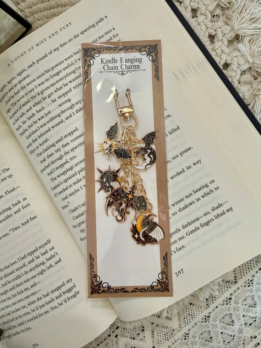 Dragon Kindle and Phone Charms